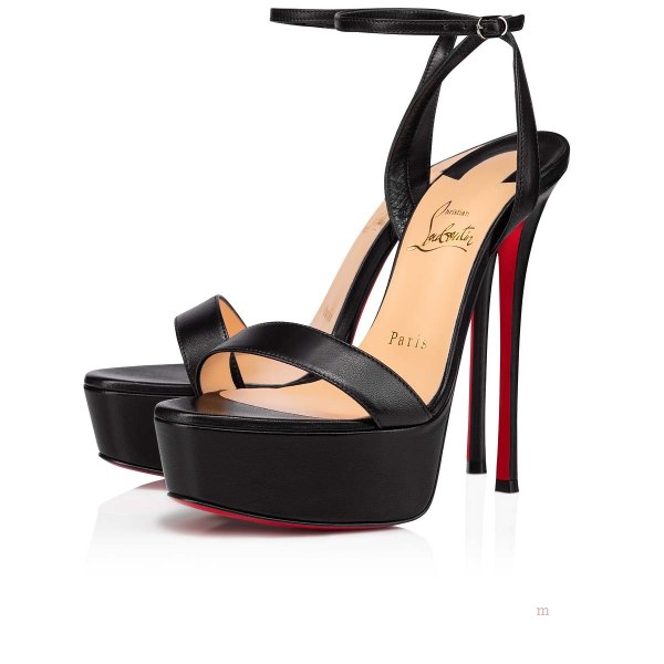 Christian Louboutin Loubi Queen Alta Women's Pumps Black | EXTQZM910