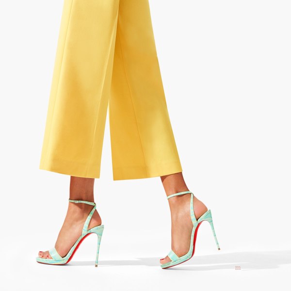 Christian Louboutin Loubi Queen Women's Sandals Green | GOTMQK459