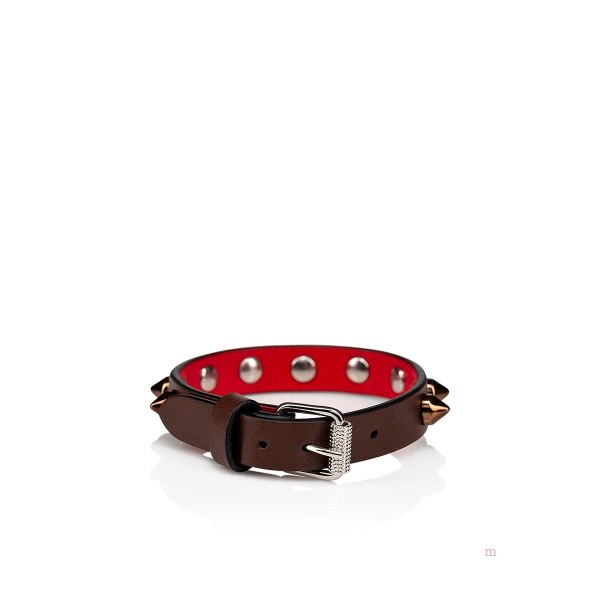 Christian Louboutin Loubilink bracelet Men's Bracelet Beige | HVXGPM892