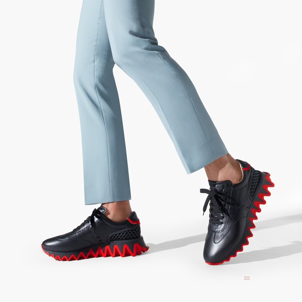 Christian Louboutin Loubishark Men's Sneakers Black | AYSUHX867