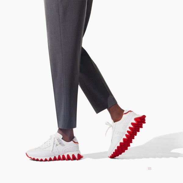 Christian Louboutin Loubishark Men's Sneakers White | GFDEBC156