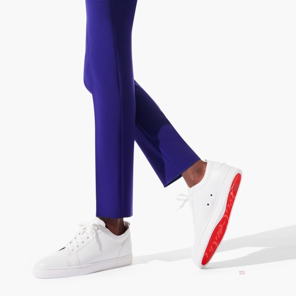 Christian Louboutin Louis Junior Men's Sneakers White | KLWQMY948