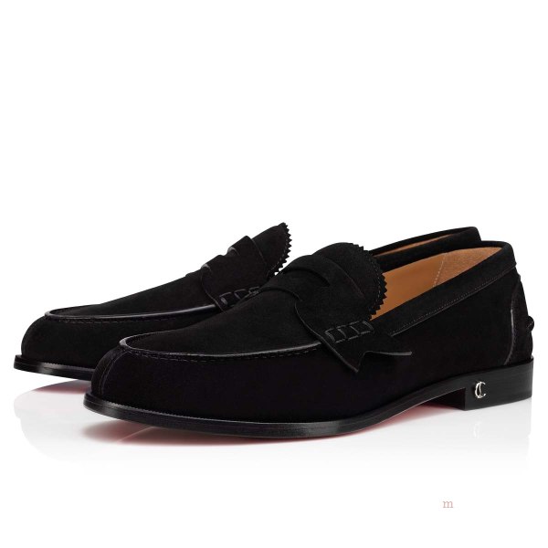 Christian Louboutin No Penny Men's Loafers Black | LOUENX963