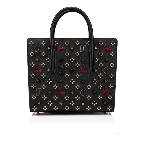 Christian Louboutin Paloma medium Women's Handbags Black | IBNMFD830