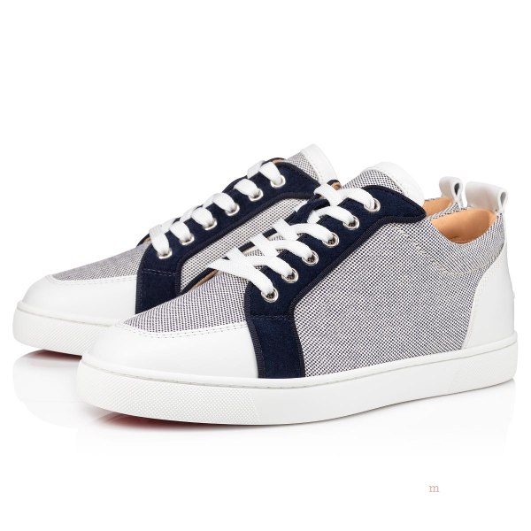 Christian Louboutin Rantulow Men's Low Top Sneakers Navy | XGCKJU672