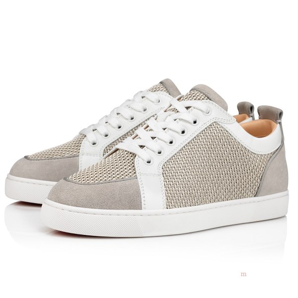 Christian Louboutin Rantulow Men's Low Top Sneakers Grey | YEPVMX312