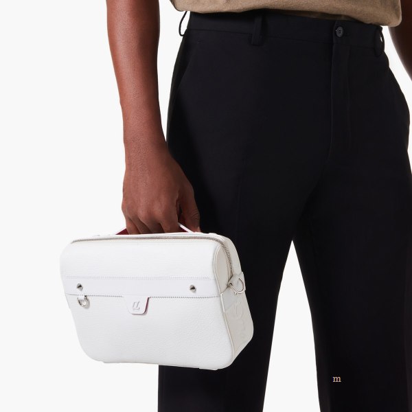 Christian Louboutin Ruisbuddy Men's Messenger Bag White | SGHXYM317