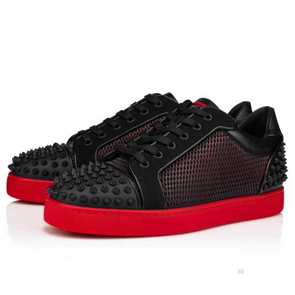 Christian Louboutin Seavaste 2 Men's Low Top Sneakers Black | BCZLEA593