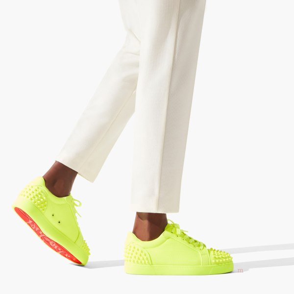 Christian Louboutin Seavaste 2 Men's Low Top Sneakers Yellow | HDGRCB639