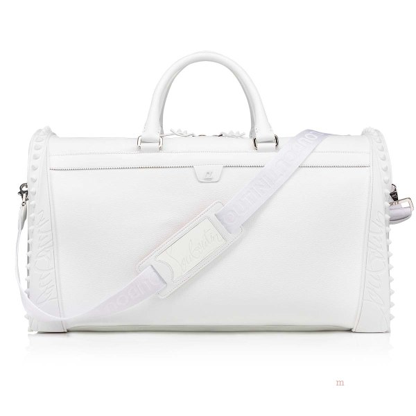 Christian Louboutin Sneakender Men's Travel Bag White | EUOMKX895