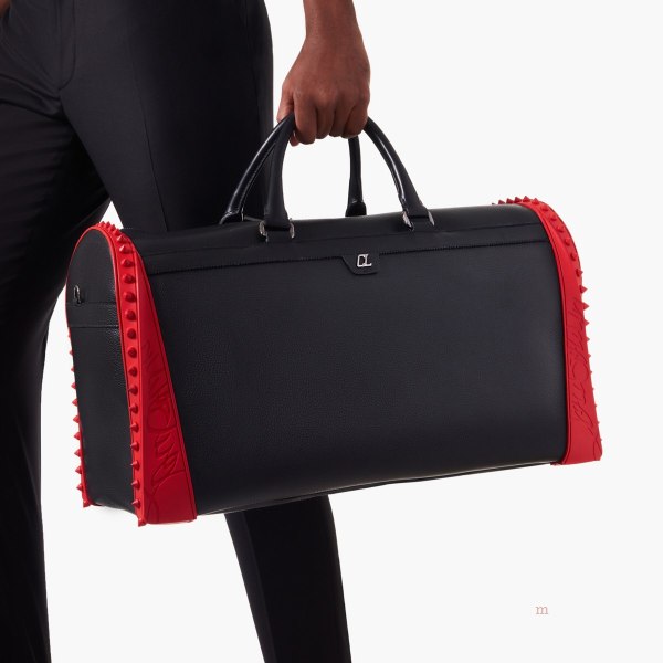 Christian Louboutin Sneakender Men's Travel Bag Black | PBNQYE320