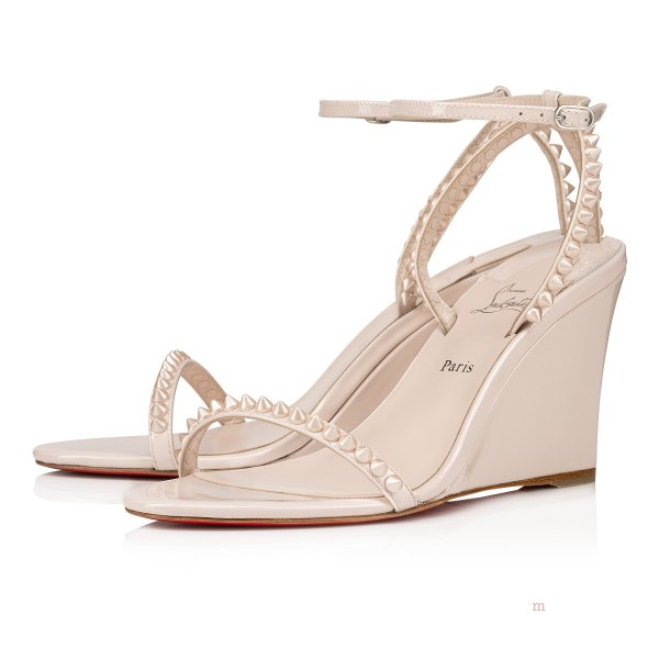 Christian Louboutin So Me Wedge Women's Sandals Beige | CALTQI526