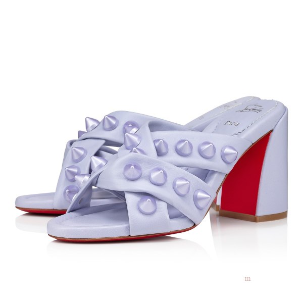 Christian Louboutin Spika Club Women's Sandals Purple | FVBTOZ216