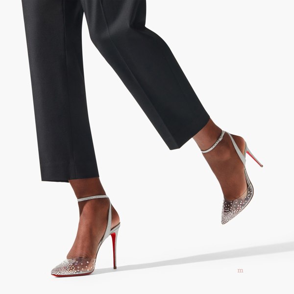 Christian Louboutin Spikaqueen Women's Pumps Silver | YZCWDF645