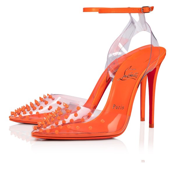 Christian Louboutin Spikoo Women's Pumps Orange | KFBMJT632