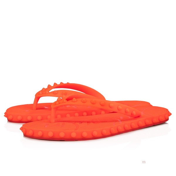 Christian Louboutin Super Loubi Flip Women's Sandals Orange | ICRPTQ298