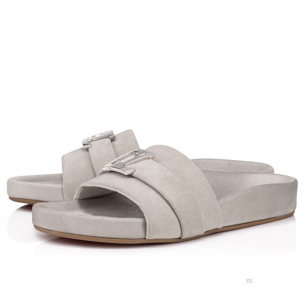 Christian Louboutin Varsimule Bizz Men's Sandals Grey | QINXED370